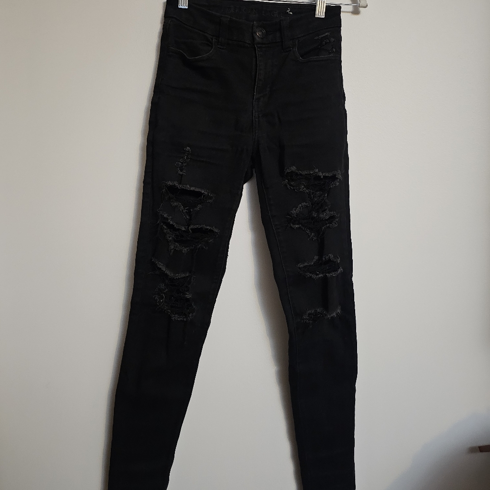American eagle curvy high rise jeggings